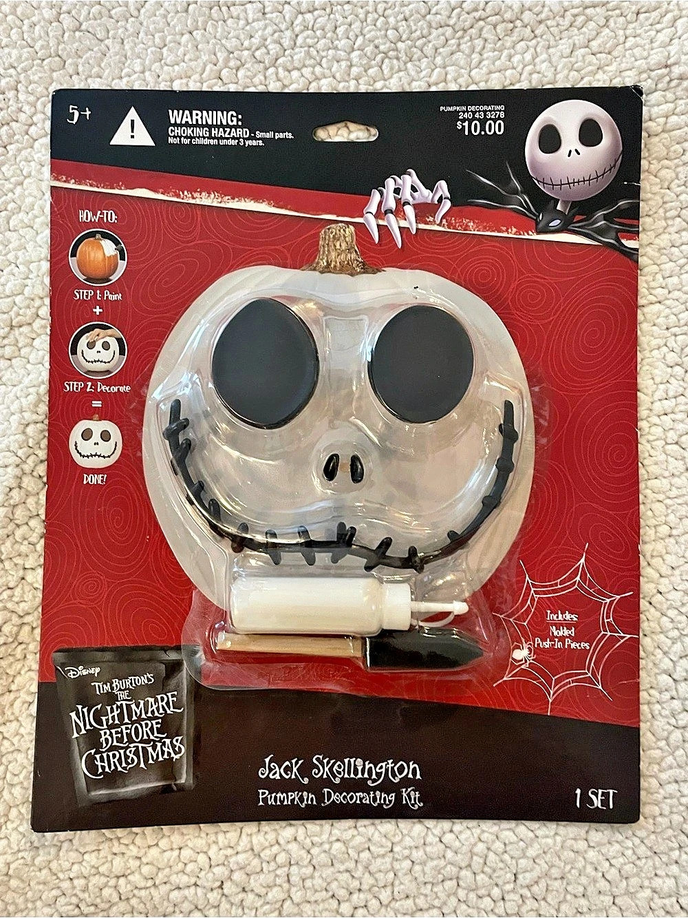 Disney Jack Skellington Pumpkin Decorating Kit
